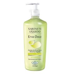 FLORES E VEGETAIS SABONETE LIQUIDO ERVA DOCE 310ML