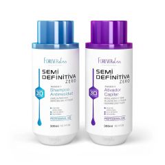 FOREVER LISS KIT SEMIDEFINITIVA 3D SH/ATIVADOR 300ML ZERO