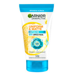 Garnier SkinActive  Sabonete Limpeza Facial diária 3 em 1 Antiacne - 120g