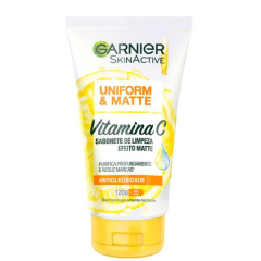 Garnier SkinActive  Sabonete Líquido Facial Uniform&Matte c/ Vitamina C - 120g