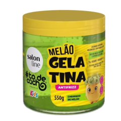 Salon Line Gelatina #todecacho Kids Antifrizz Melão 550g