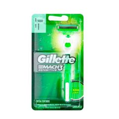 Aparelho de Barbear  Gillette Mach3 Acqua Grip Sensitive 1unid