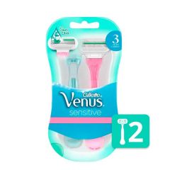 Aparelho De Depilação Gillette Venus Sensitive 2unid