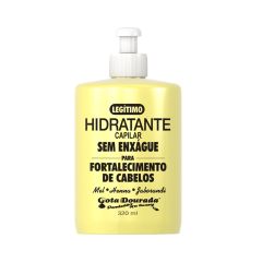 Gota dourada hidratante capilar sem enxague fortalecimento de cabelos 320ml