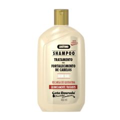 Gota dourada shampoo fortalecimento de cabelos quimicamente tratados 430ml