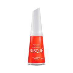 Risque Esmalte Coloridos 8Ml Sol Laranja Anima