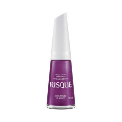 Risque Esmalte Coloridos 8Ml Violetraz O Novo 