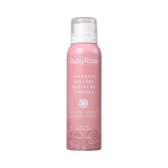 Ruby Rose Sabonete Mousse Limpeza Facial 150Ml Frutas Vermelhas