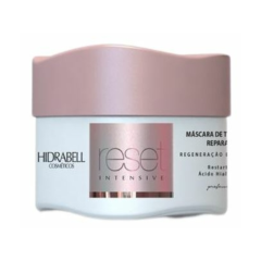 Hidrabell Reset Intensive Máscara Capilar de Tratamento Reparador 250g Ácido Hialurônico