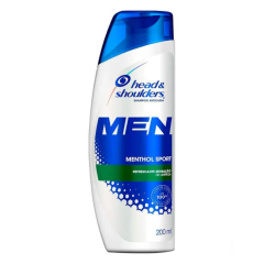 Head & Shoulders Men Shampoo 200ml Anticaspa Menthol Sport