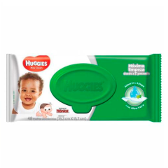 Lenço Toalha Umedecida  Huggies Turma da Monica 48 unid