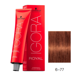 IGORA ROYAL TINTURA 60G 6-77 Louro Escuro Cobre Extra