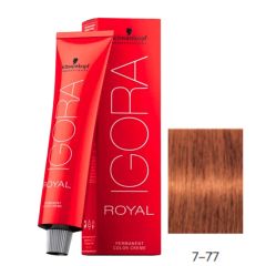 Igora Royal Tintura 60G 7-77 Louro Médio Cobre