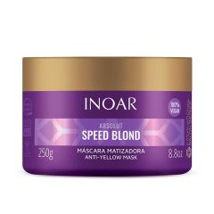 Inoar Absolut Speed Blond Máscara Matizadora Capilar 250g 