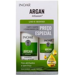 INOAR KIT SHAMPOO 500ML/CONDICIONADOR 250ML ARGAN RECONSTRUCAO