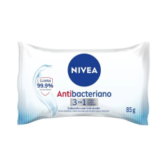 Nivea Sabonete Antibacteriano 85G 3 Em 1