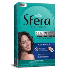 Nazca Sfera Solta Cachos! Creme de Relaxamento 80g + Loção Neutralizante 90ml + Ativador de Cachos 30g Óleo de Coco