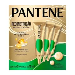 PANTENE RECONSTRUÇÃO AMPOLA COM 3 15ML 