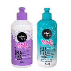 Salon Line Kit com 2 Gelatinas #todecacho Salon Line