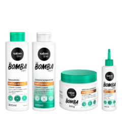 Salon Line Kit Completo SOS Bomba Antiqueda 4 produtos Salon Line