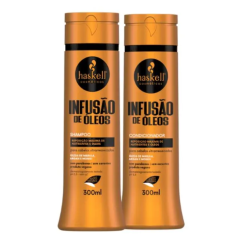 Haskell Kit Shampoo e Condicionador Infusão de Óleos  300ml