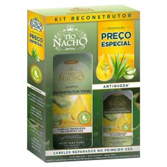 Tio Nacho Kit Reconstrucao Shampoo 415Ml Cond 200Ml 