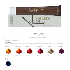 Kostume Crazy Colors Tintura 60Ml  - Cores