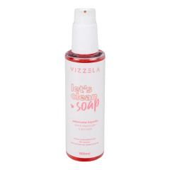 Vizzela sabonete para pincéis e esponjas let’s clean soap 150ml 