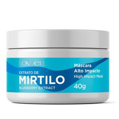 Lowell Extrato de Mirtilo Alto Impacto Máscara Capilar 240g