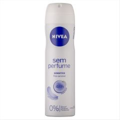 Nivea desodorante aerosol fem sensitive sem perfume 150ml