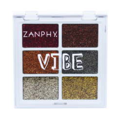 Paleta de Sombras  Zanphy Glitter Vibe Vermelho 9g