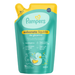 Pampers Sabonete Liquido Glicerina Refil -  350ml