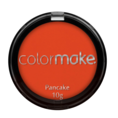 Color Make Maquiagem Artística Pancake Laranja   10g 