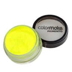 Color Make Maquiagem Artística Pigmento 2G  - Amarelo Neon