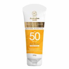 Australian Gold Protetor Solar Corporal Gel Creme 200g FPS 50 Toque Seco