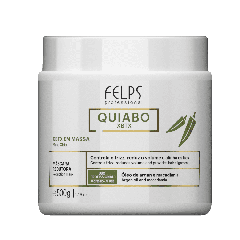 Felps xBTX Okra em Massa Máscara Redutora 500g Óleo de Argan e Macadâmia