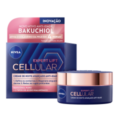 Nivea Cellular Expert Lift Creme Facial Antissinais Noturno 48g Ativo Bakuchiol