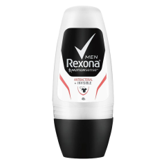 Rexona Men Desodorante Roll-On 50ml Antibacterial + Invisible