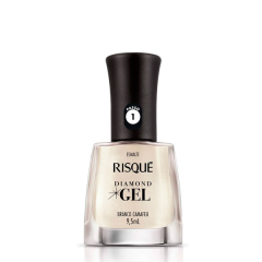 Risque esmalte Diamond Gel 9,5Ml Branco Camafeu