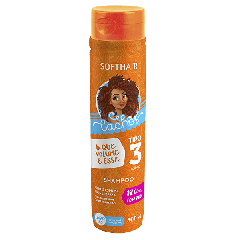 Softhair Shampoo Cachos Tipo 3 A, B e C 300ml