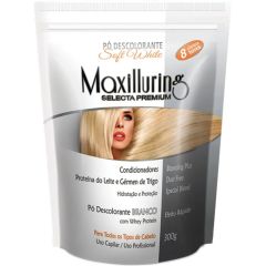 Maxilluring Pó Descolorante Soft White 300g Proteína do Leite e Gérmen de Trigo