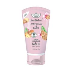 Flores & Vegetais Creme Hidratante Mãos Uréia e Silicone 100g Amêndoas e Karité