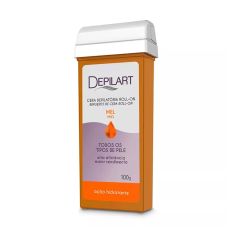 Depilart Cera Depilatória Roll On 100g Mel