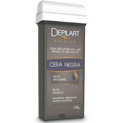 Depilart Cera Depilatória Roll On 100g Cera Negra