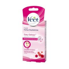 Veet Folhas Depilatórias Facial 12 Unidades Peles Normais  e Secas 