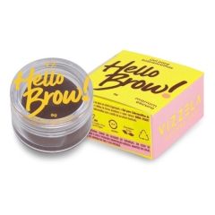 Vizzela Hello Brow! Gel para Sobrancelhas 8g Marrom Escuro