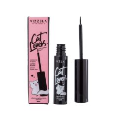 Vizzela Cat Lovers Delineador Líquido para Olhos 3,5ml Preto