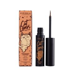 Vizzela Cat Lovers Tigrado Delineador Líquido para Olhos 3,5ml Marrom