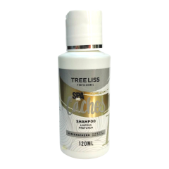 Tree Liss Spa dos Cachos Shampoo Limpeza Profunda 120ml Passo 1